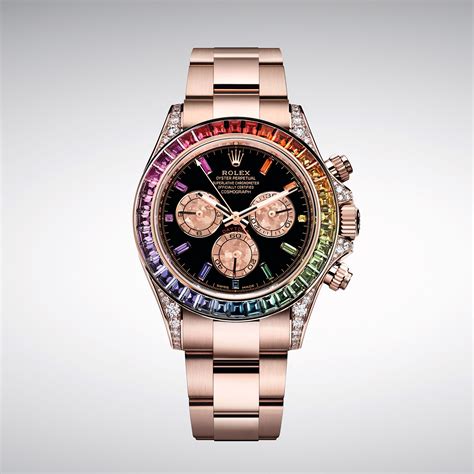 rolex daytona rose gold rainbow|Rolex 116595 rainbow price.